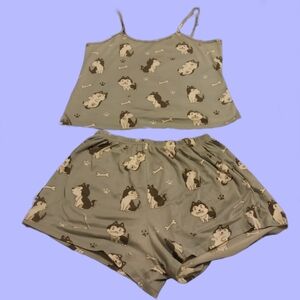 Cute husky pajama set